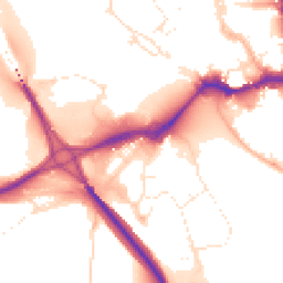 Daytime road noise heatmap for EX31 2AX