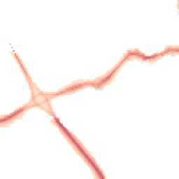 Night-time road noise heatmap for EX31 2AX