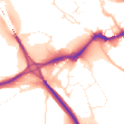 Daytime road noise heatmap for EX31 2AZ