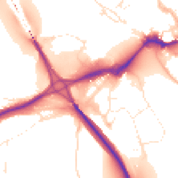 Daytime road noise heatmap for EX31 2BB