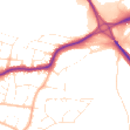 Daytime road noise heatmap for EX31 2BG