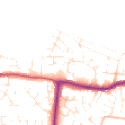 Daytime road noise heatmap for EX31 2BL