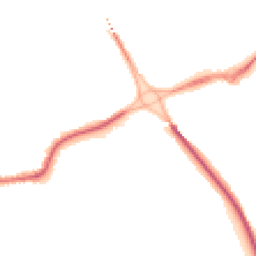 Night-time road noise heatmap for EX31 2BS