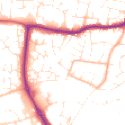 Daytime road noise heatmap for EX31 2DF
