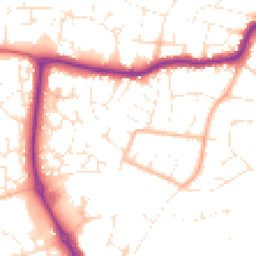 Daytime road noise heatmap for EX31 2DG