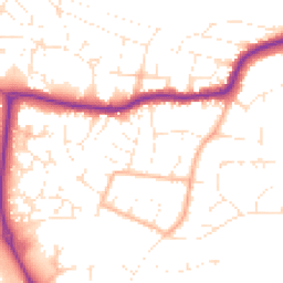 Daytime road noise heatmap for EX31 2DH