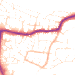 Daytime road noise heatmap for EX31 2DL