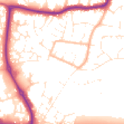 Daytime road noise heatmap for EX31 2DS