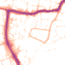 Daytime road noise heatmap for EX31 2DT
