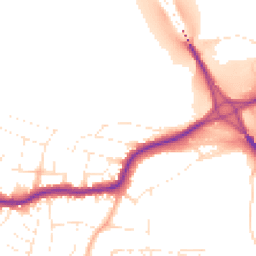 Daytime road noise heatmap for EX31 2DU
