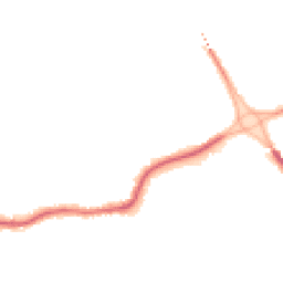 Night-time road noise heatmap for EX31 2DU