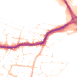 Daytime road noise heatmap for EX31 2ED