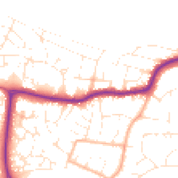 Daytime road noise heatmap for EX31 2EL