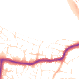 Daytime road noise heatmap for EX31 2ET