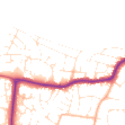 Daytime road noise heatmap for EX31 2EW