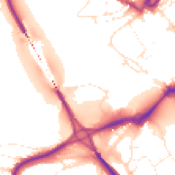 Daytime road noise heatmap for EX31 2FA