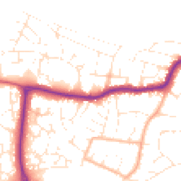 Daytime road noise heatmap for EX31 2HA