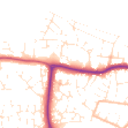 Daytime road noise heatmap for EX31 2HF