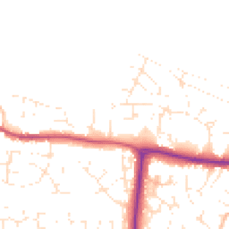 Daytime road noise heatmap for EX31 2HT