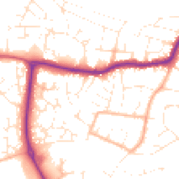 Daytime road noise heatmap for EX31 2HZ