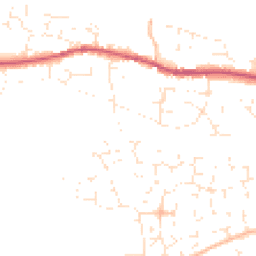 Daytime road noise heatmap for EX31 2JX