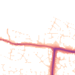 Daytime road noise heatmap for EX31 2LD