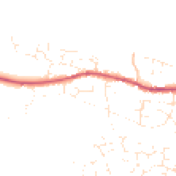 Daytime road noise heatmap for EX31 2LZ