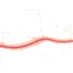 Daytime road noise heatmap for EX31 2NQ