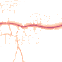 Daytime road noise heatmap for EX31 2NR