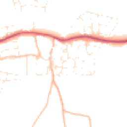 Daytime road noise heatmap for EX31 2PG