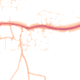 Daytime road noise heatmap for EX31 2PL