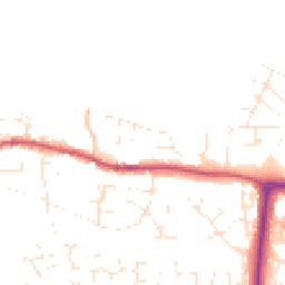 Daytime road noise heatmap for EX31 2PY