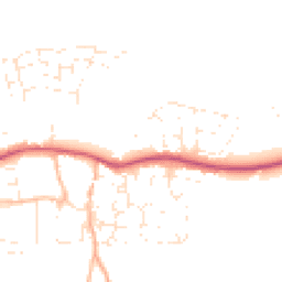 Daytime road noise heatmap for EX31 2QE