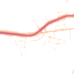 Daytime road noise heatmap for EX31 3AN