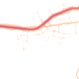 Daytime road noise heatmap for EX31 3AW