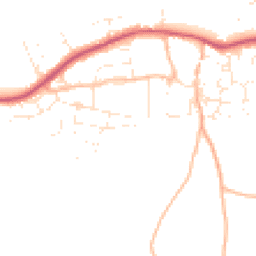Daytime road noise heatmap for EX31 3BQ