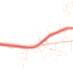 Daytime road noise heatmap for EX31 3BY
