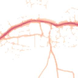 Daytime road noise heatmap for EX31 3DQ