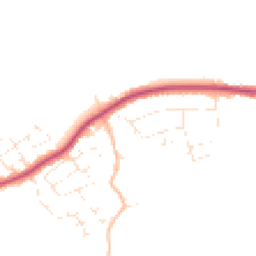 Daytime road noise heatmap for EX31 3DW
