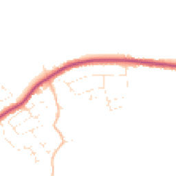 Daytime road noise heatmap for EX31 3EA