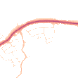 Daytime road noise heatmap for EX31 3EB