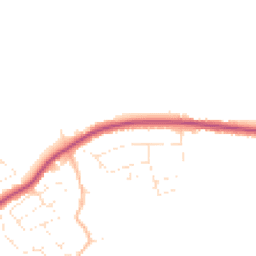 Daytime road noise heatmap for EX31 3EE