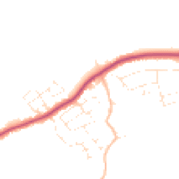 Daytime road noise heatmap for EX31 3EW