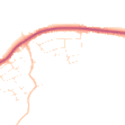 Daytime road noise heatmap for EX31 3GJ