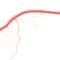 Daytime road noise heatmap for EX31 3GL