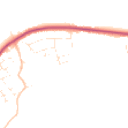 Daytime road noise heatmap for EX31 3GN
