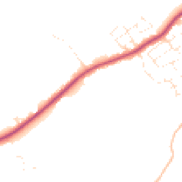 Daytime road noise heatmap for EX31 3HE