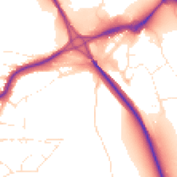 Daytime road noise heatmap for EX31 3HN