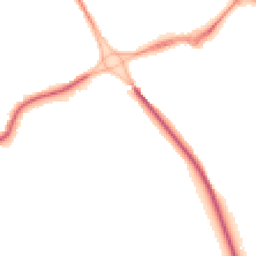 Night-time road noise heatmap for EX31 3HN