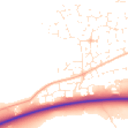 Daytime road noise heatmap for EX31 3NR